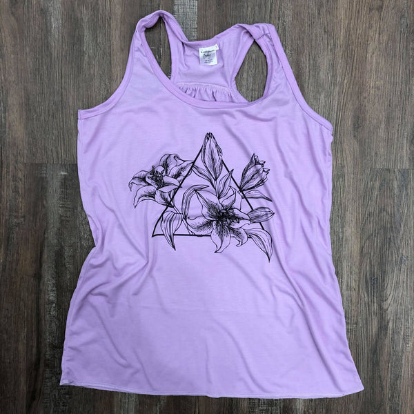 Lavender Ladies Prairie Lily Tank - HandmadeSask