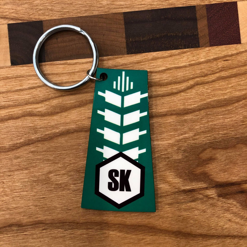 Saskatchewan MDF Wooden Keychains - HandmadeSask
