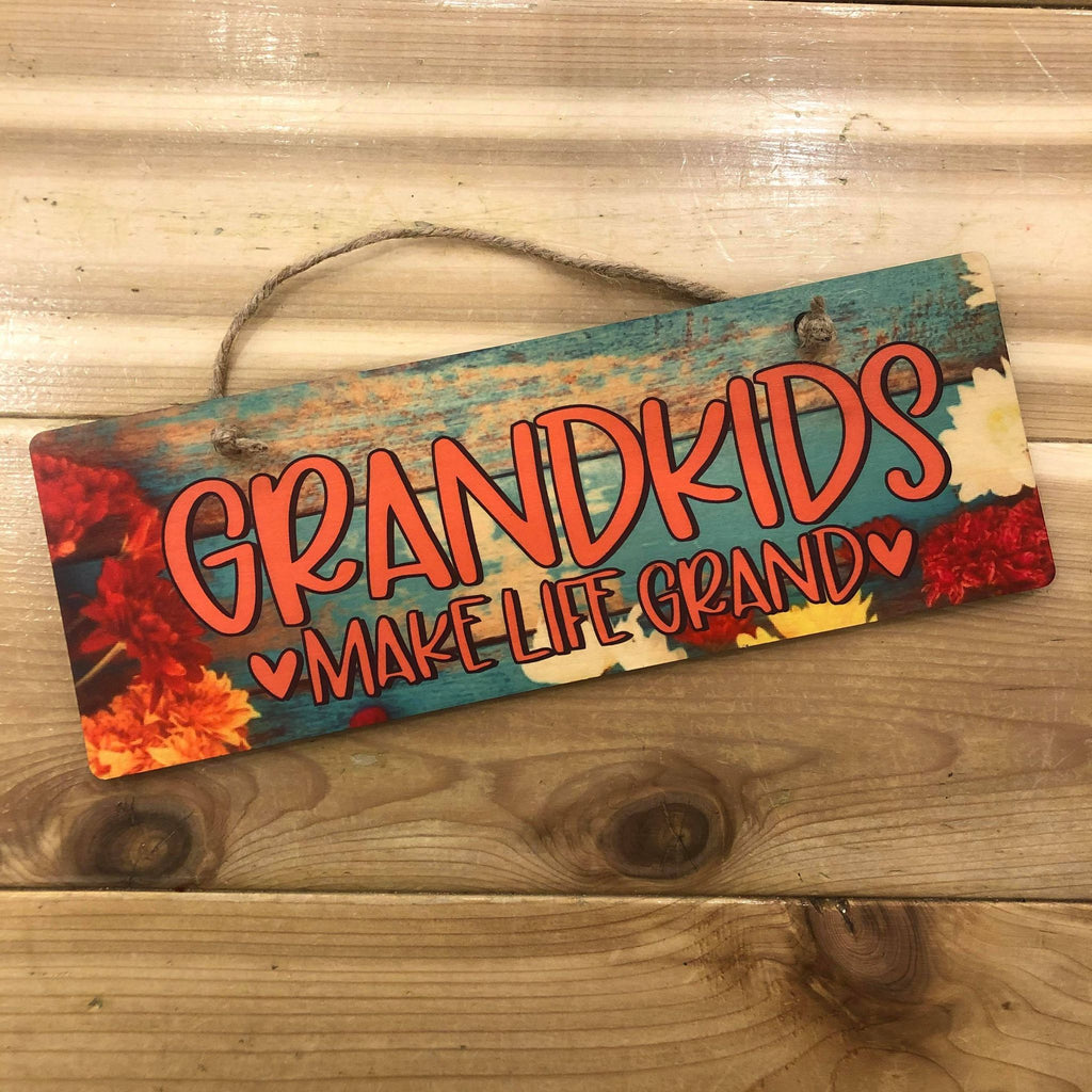 Grandkids Sign - HandmadeSask