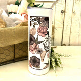 Watercolor Flowers Tumbler