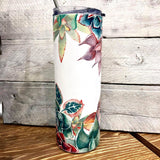 Watercolor Succulent Tumbler - HandmadeSask