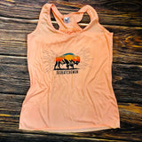 Peach Saskatchewan Bison Tank - HandmadeSask