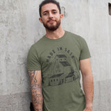 Green Made in Sask Grain Unisex Tee - HandmadeSask