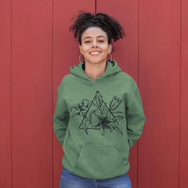 Forrest Green Prairie Lily Bunnyhug - HandmadeSask