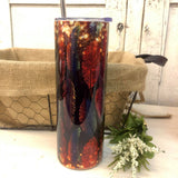 Rainbow Feathers Tumbler