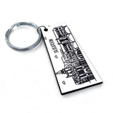 Saskatchewan MDF Wooden Keychains