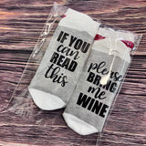 Bring Me Wine Socks