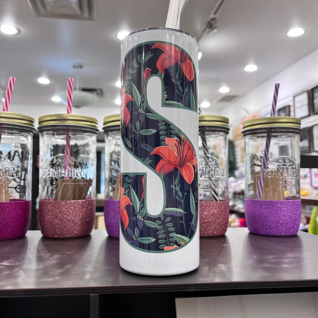 SK Letter Tumbler