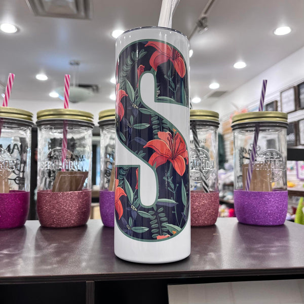 SK Letter Tumbler