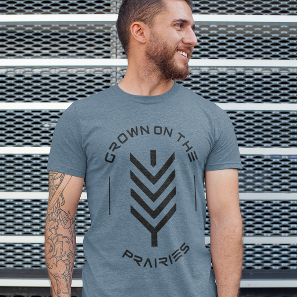 Blue Grown on the Prairies Grain Tshirt