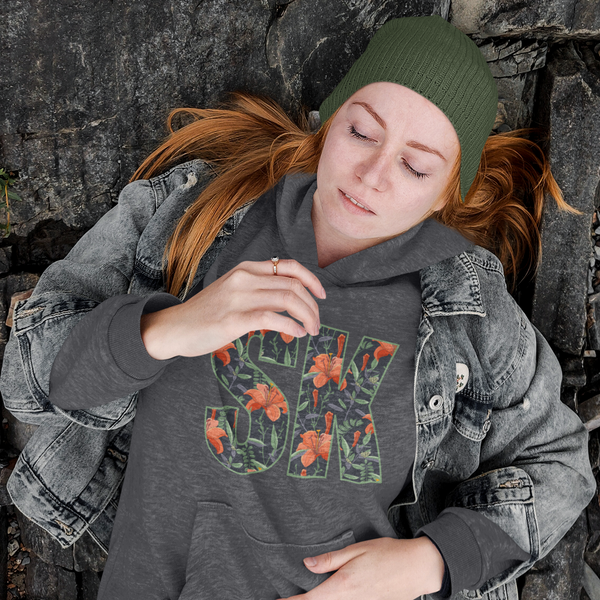 Charcoal SK Prairie Lily Bunnyhug