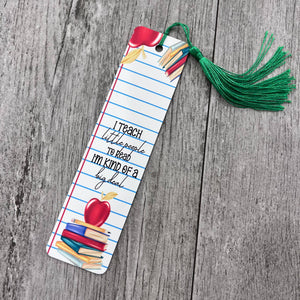 Big Deal Teacher Metal Bookmark