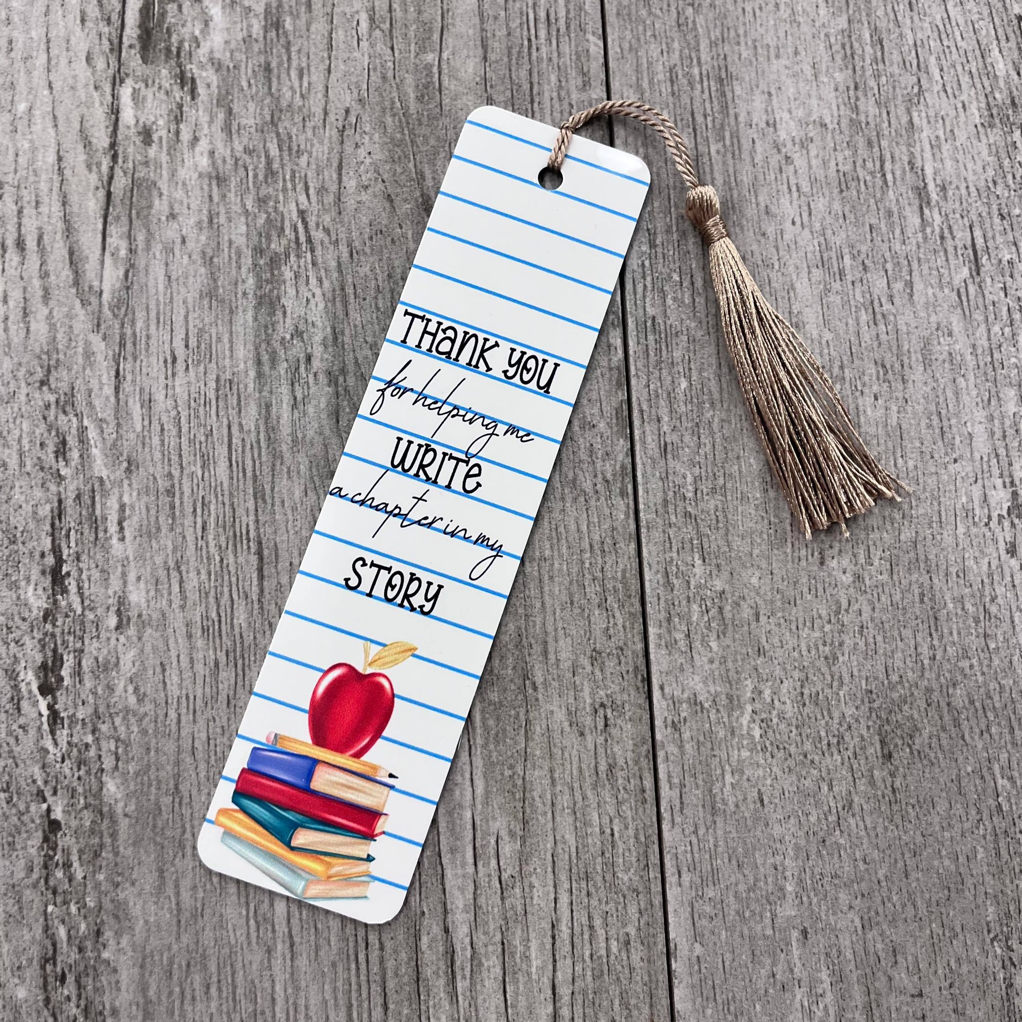 Write a Chapter Metal Bookmark