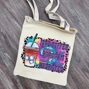 Iced Coffee Sarcasm Tote