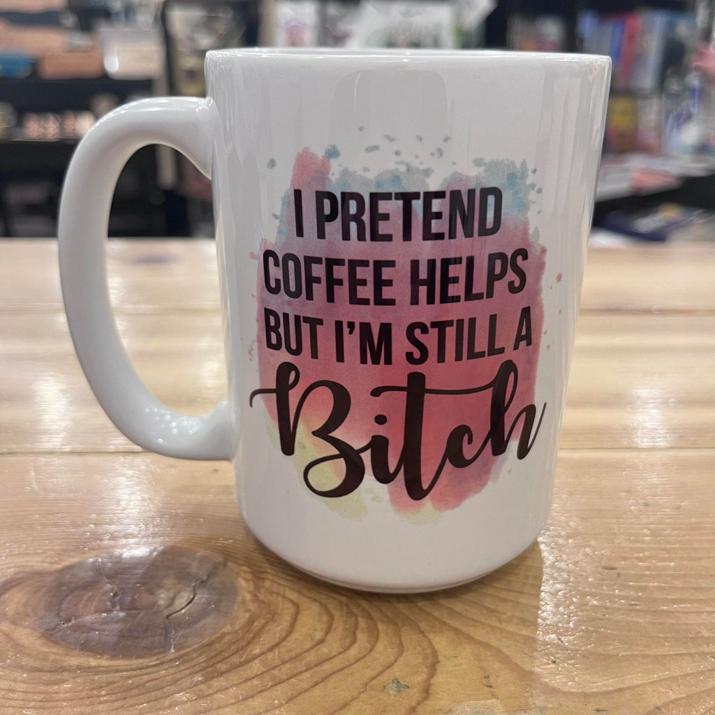Pretend Coffee Helps Mug