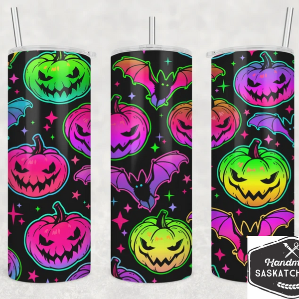 Pumpkins & Bats Tumbler