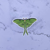 Luna Moth Waterproof Sticker