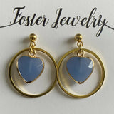 Heart earrings