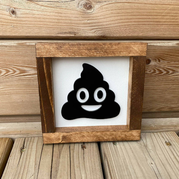 Poop Emoji Sign