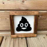 Poop Emoji Sign