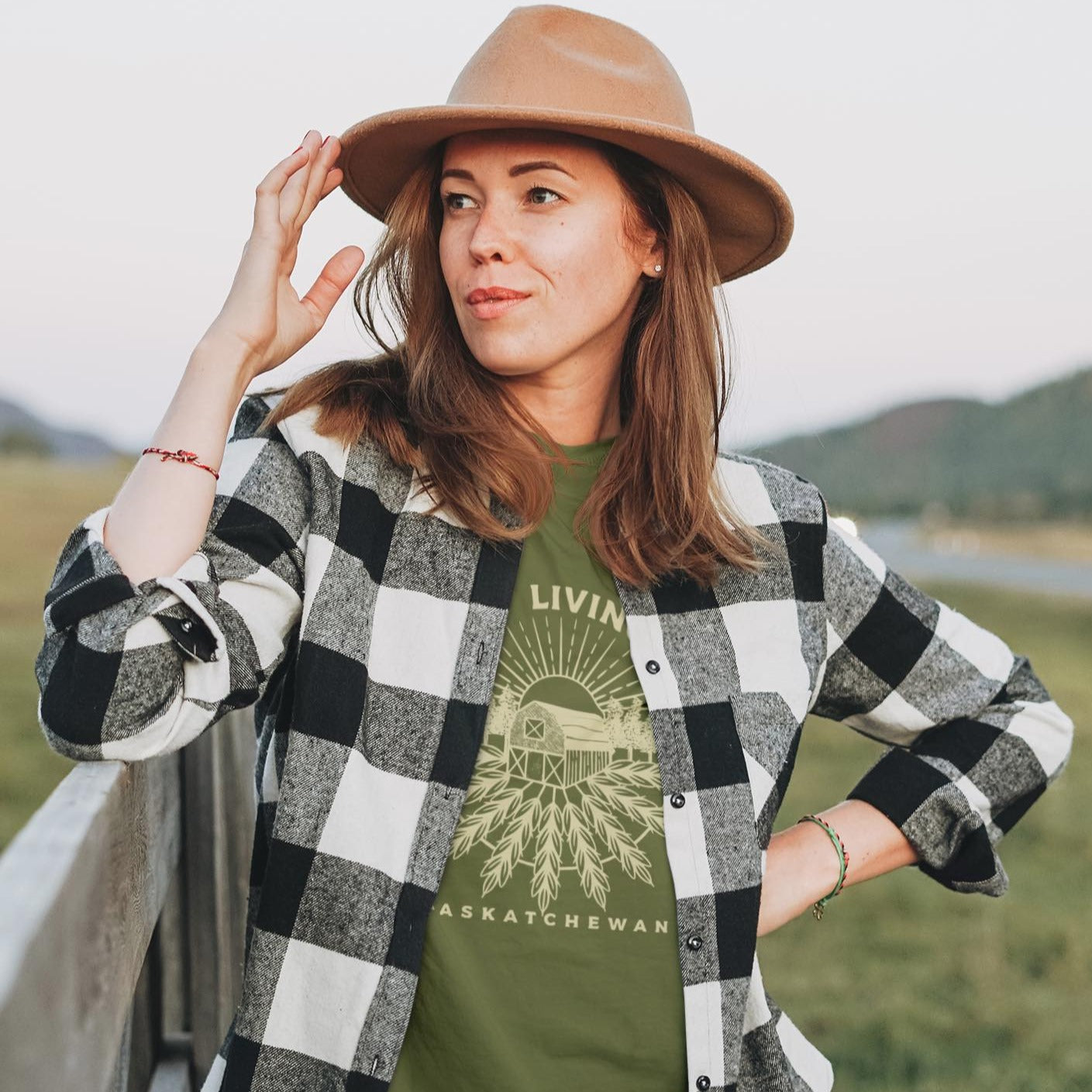 FLAT // Land of the Living Skies Tee / Unisex