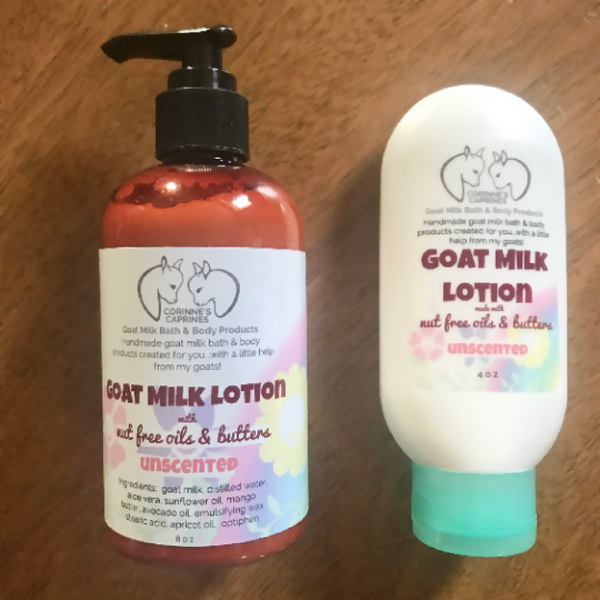 Hypoallergenic Goat Milk Lotion (Nut free)