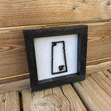 Sask Province Outline 3D Sign - 6"
