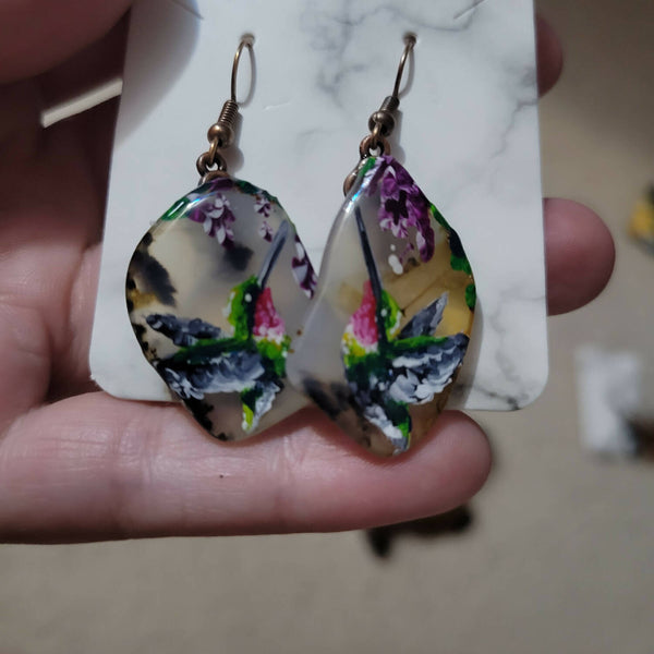 Assorted Painted Stone Earrings