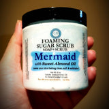 Mermaid Foaming Sugar Scrub - HandmadeSask