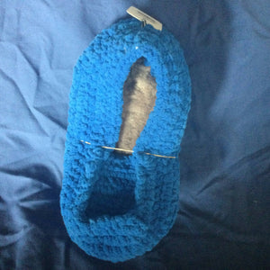 Leather soled lined adult slipper size 5-6
