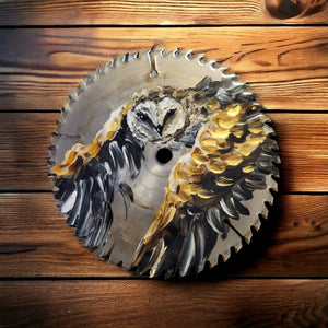 Painted Large Circular Saws by A Canvas for the Cosmos