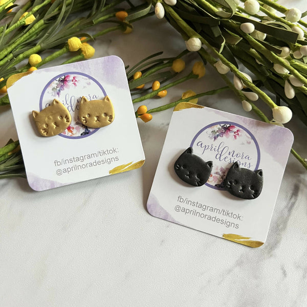 Cat face Studs