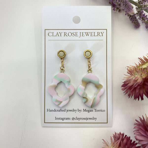 Spring Pastel earring collection