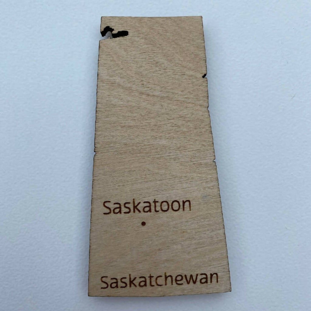 Saskatoon Map Magnet