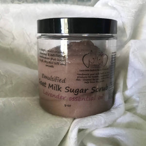 Emulsified Goat Milk Sugar Scrub