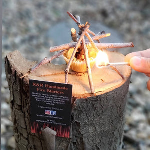 R&R Handmade Fire Starters 12 pack
