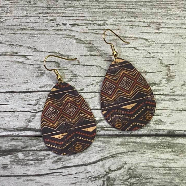 Amber Rayne Designs Cork earrings - Small cork