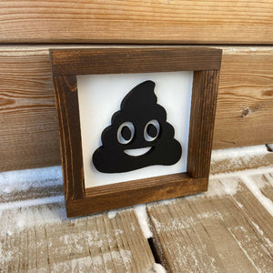 Poop Emoji Sign