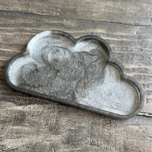 Cloud Trinket Tray, resin