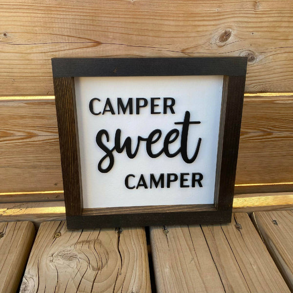 Camper Sweet Camper Sign