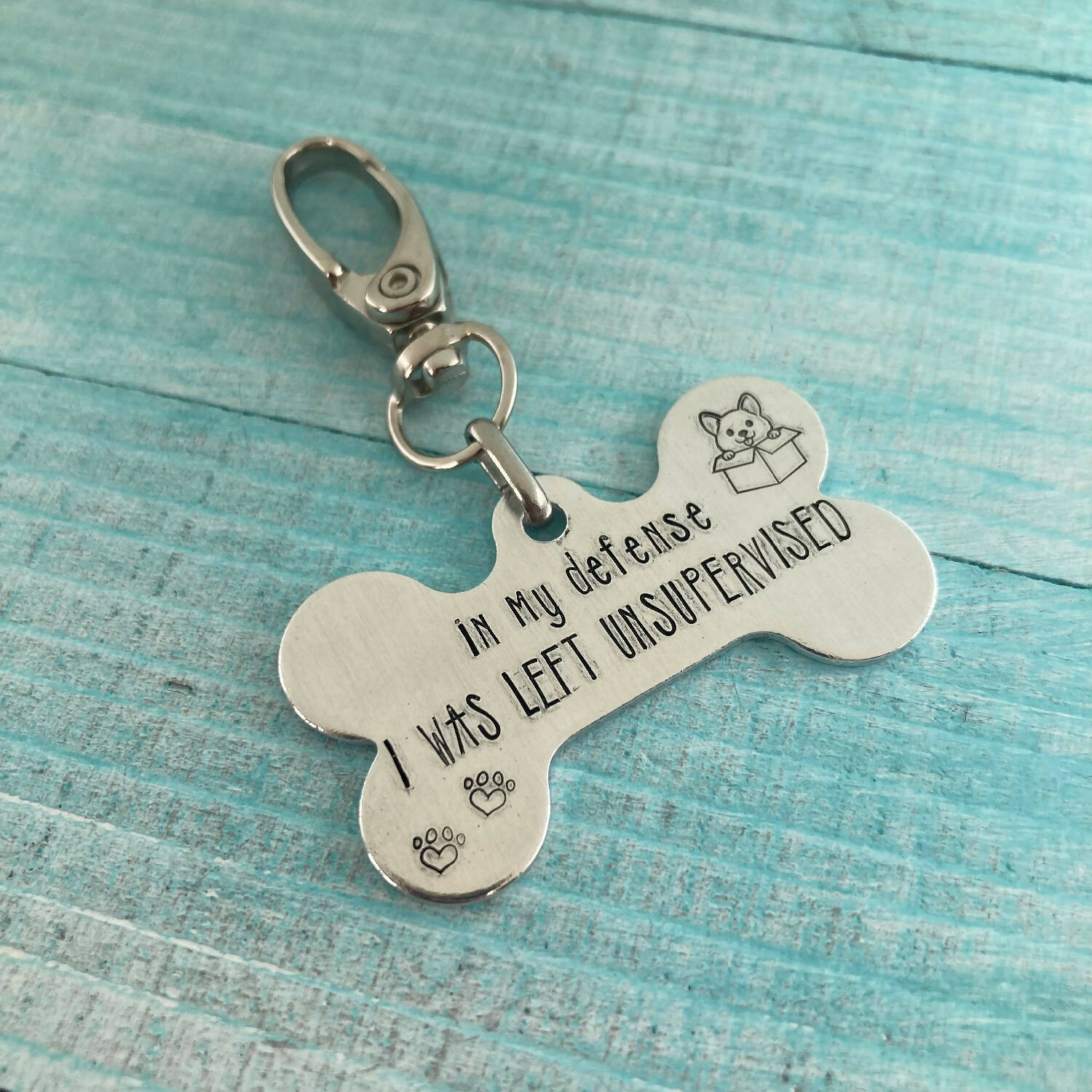 Pet Tag - In my defense I was left unsupervised