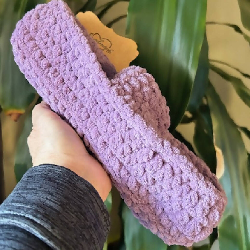 Shadow purple women's slippers