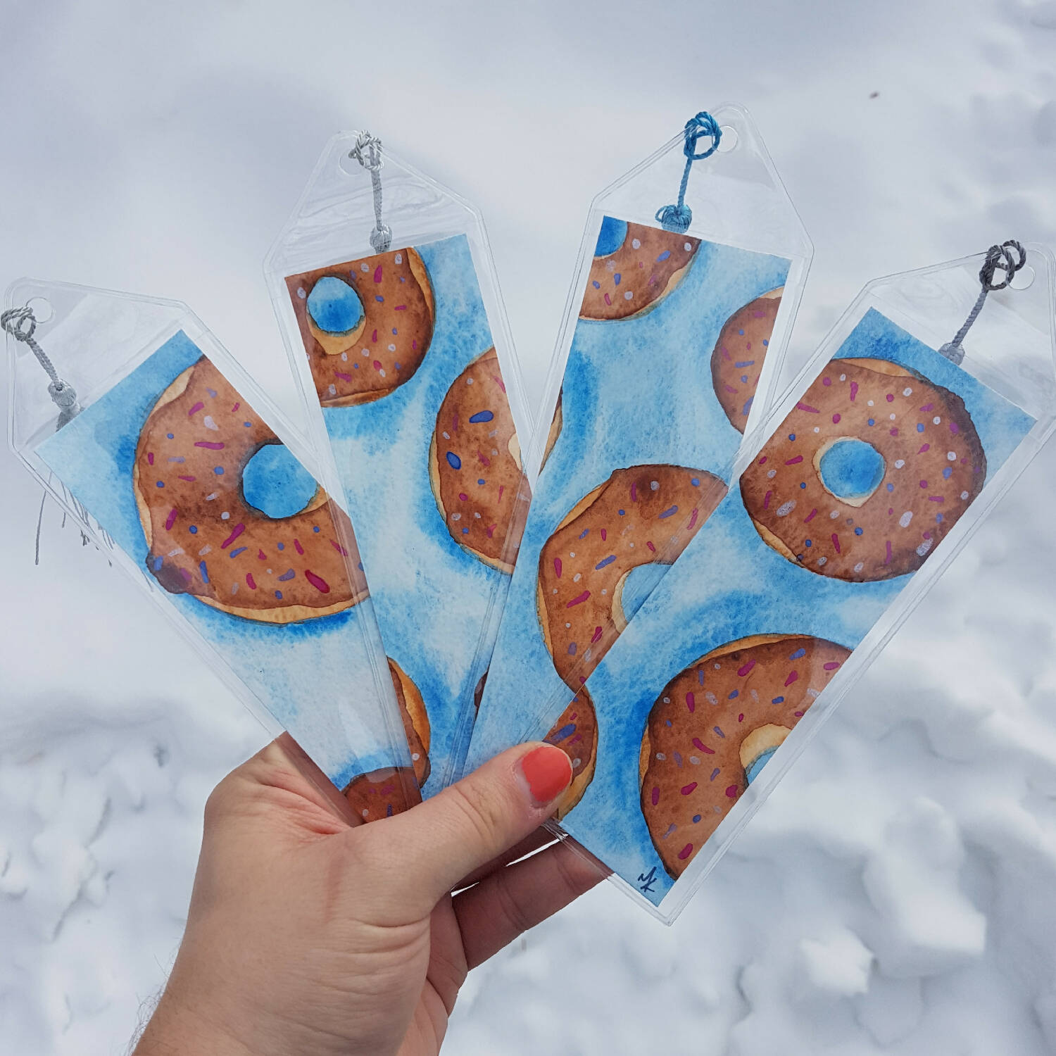 Choc. Donut bookmark