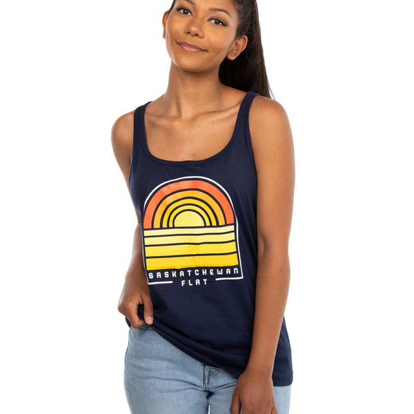 FLAT // Sask Sunset / Ladies Tank