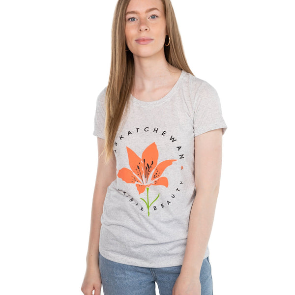 FLAT // Prairie Beauty / Fitted Crew Neck / Ladies