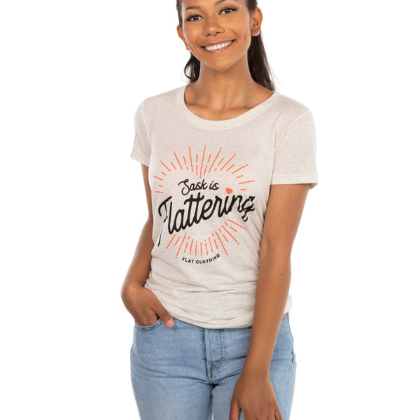 FLAT // Flattering / Fitted Crew Neck / Ladies