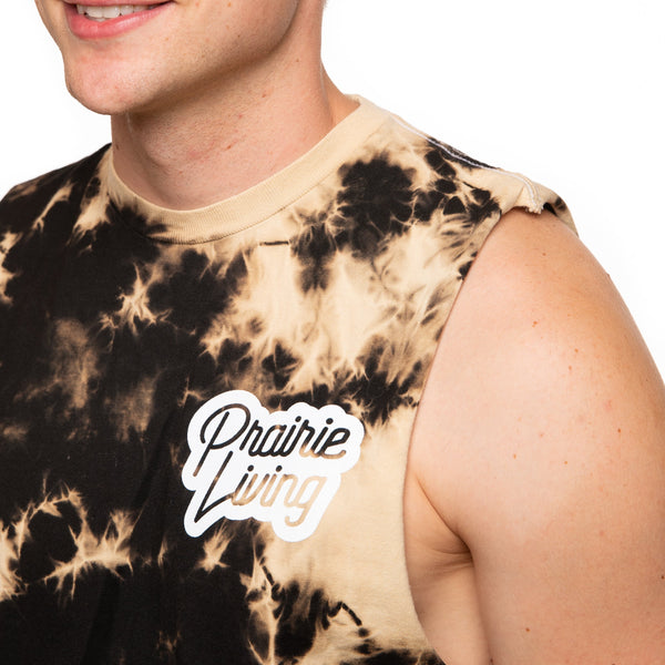 FLAT // Prairie Living Tie Dye / Unisex Muscle Tank