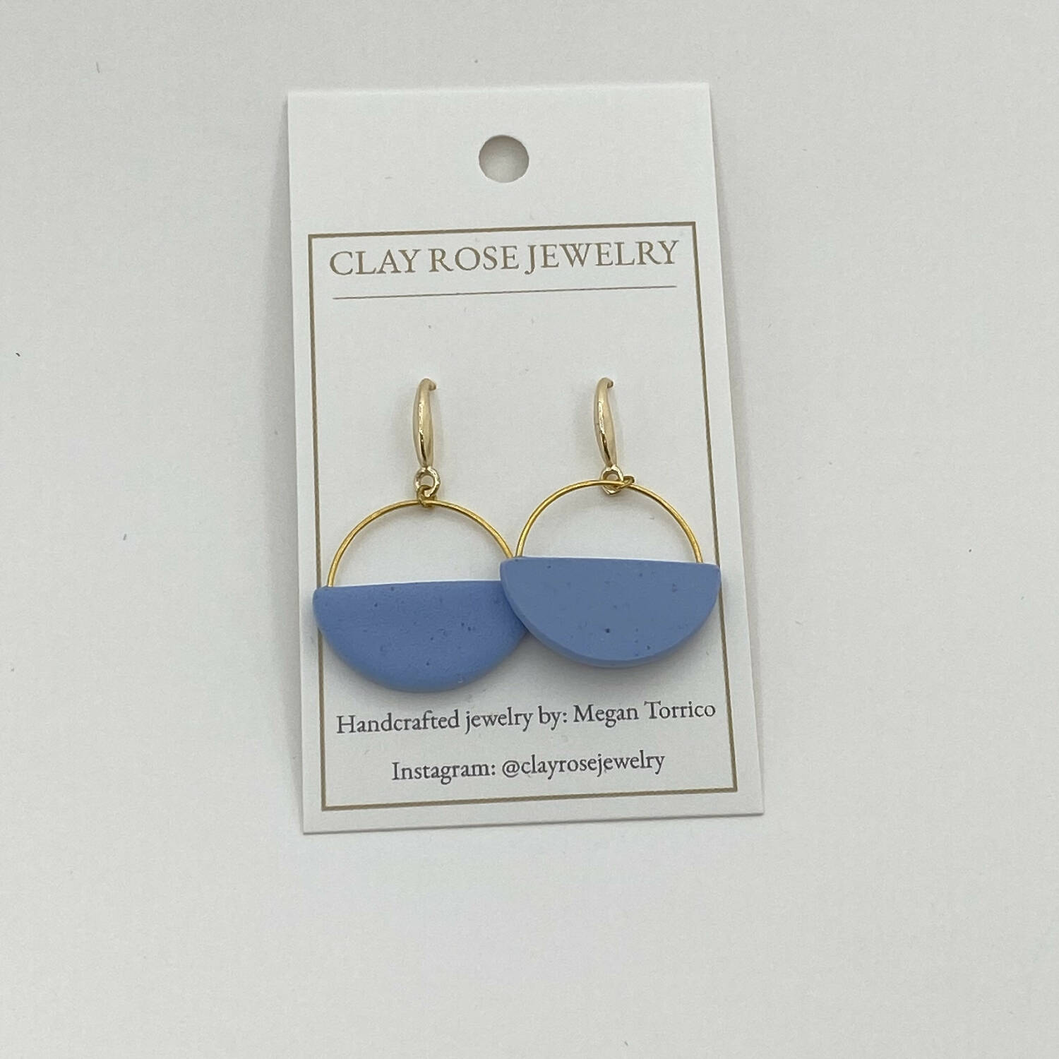 Half Circle Dangle Earrings