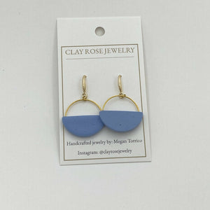Half Circle Dangle Earrings