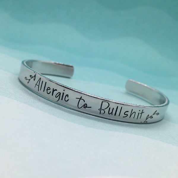 Medium Aluminum Cuffs,  1/4" width